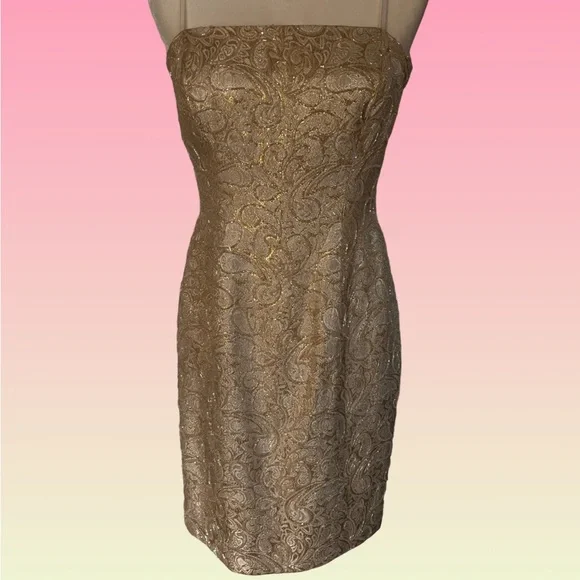 CARMEN MARC
VALVO Sparkly Strapless Dress 10 - Picture 9 of 11